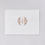 Indian Painted Henna Wedding Stickers Chestnut Circle