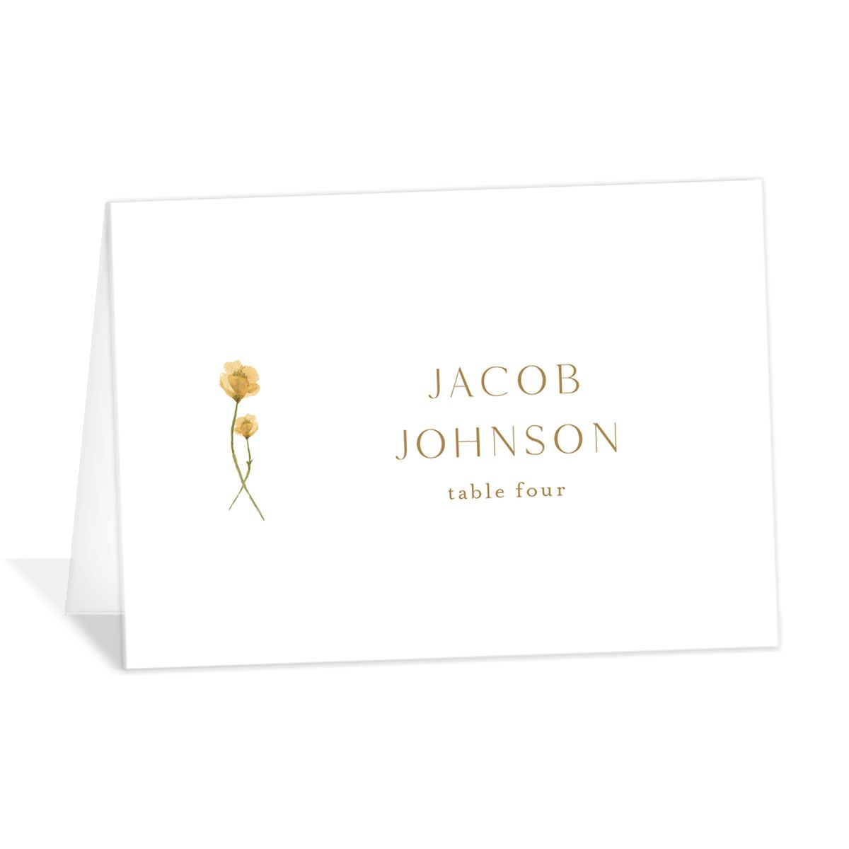 Dainty Monogram Place Cards
