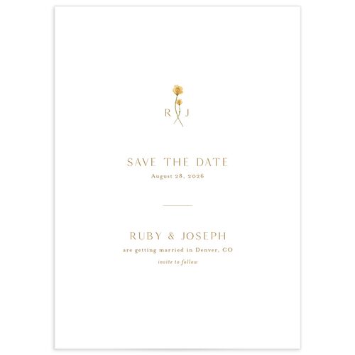 Dainty Monogram Save the Date Cards - 