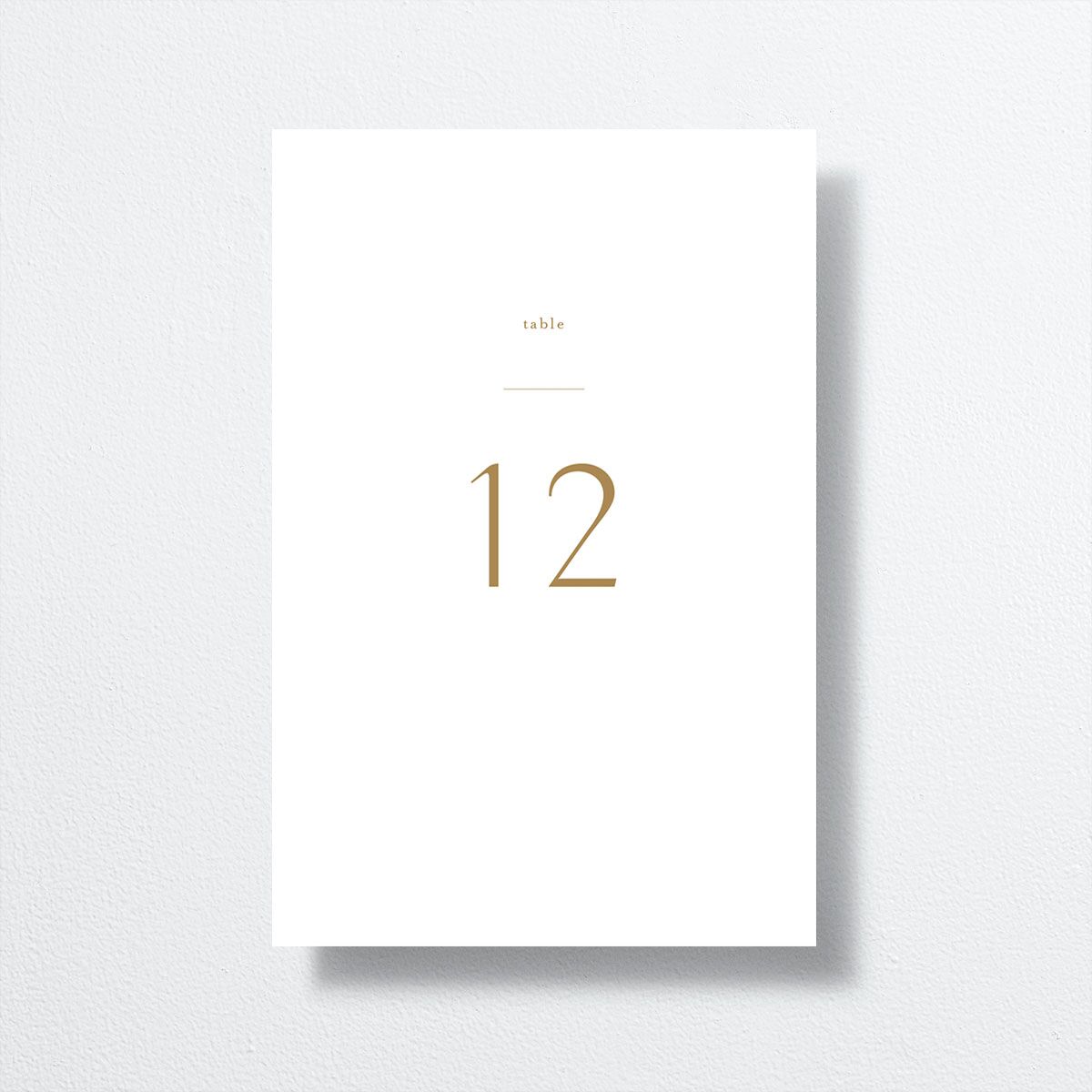Dainty Monogram Table Numbers Dijon Signature