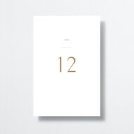 Dainty Monogram Table Numbers Dijon Signature