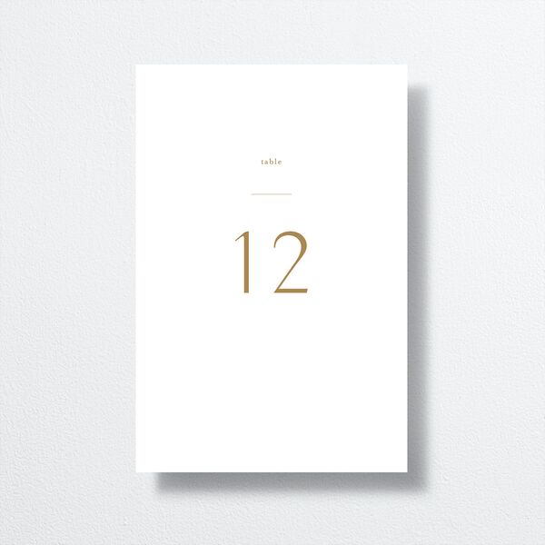 Dainty Monogram Table Numbers Dijon Signature