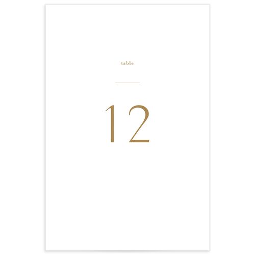 Dainty Monogram Table Numbers Dijon Signature