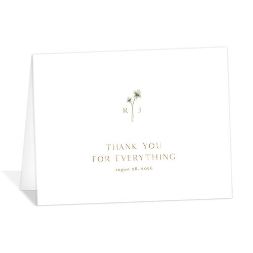 Dainty Monogram Thank You Cards - 