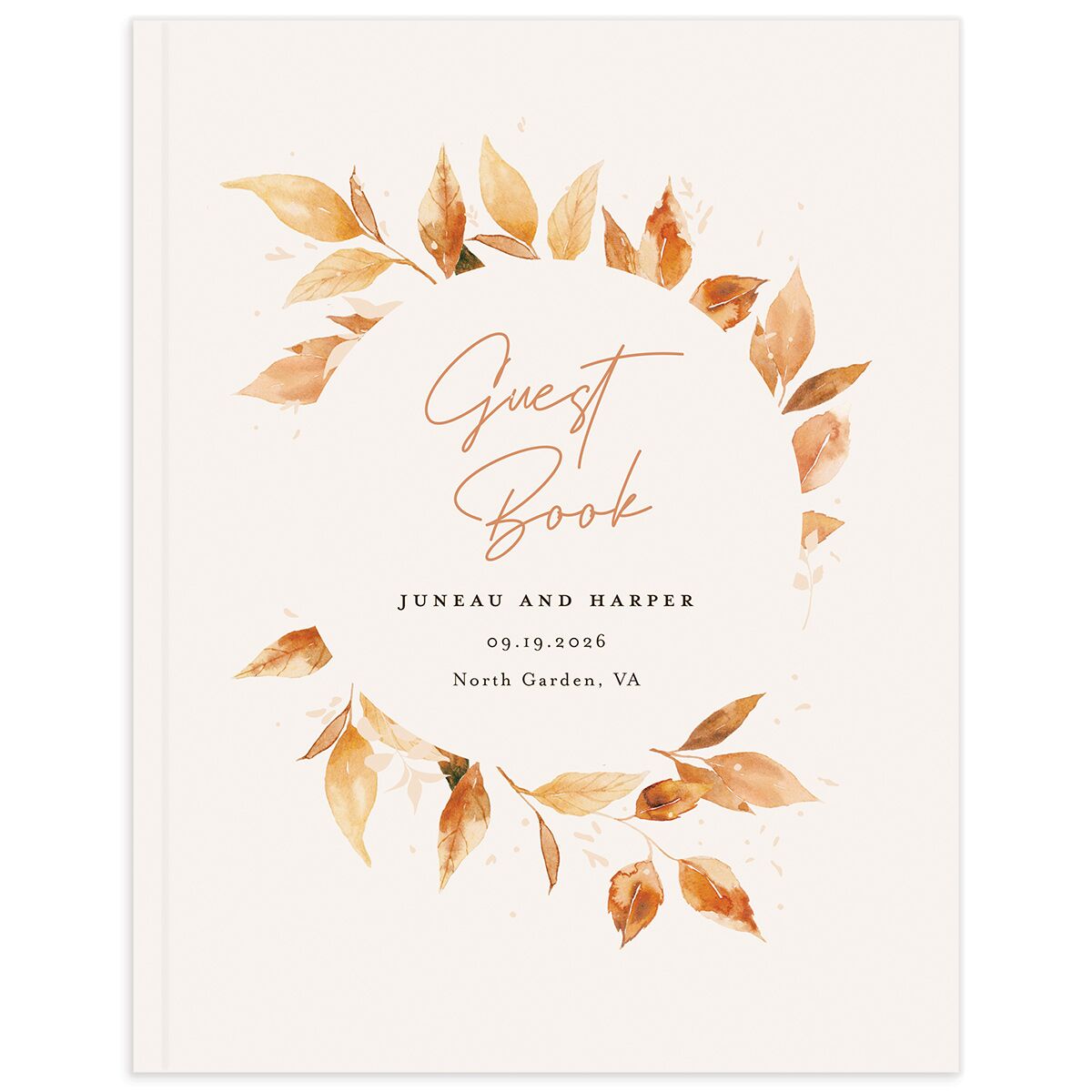 Autumn Frame Guest Books