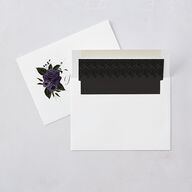 Dark Gothic Roses Wedding Invitations Regency Signature Blank No Standard