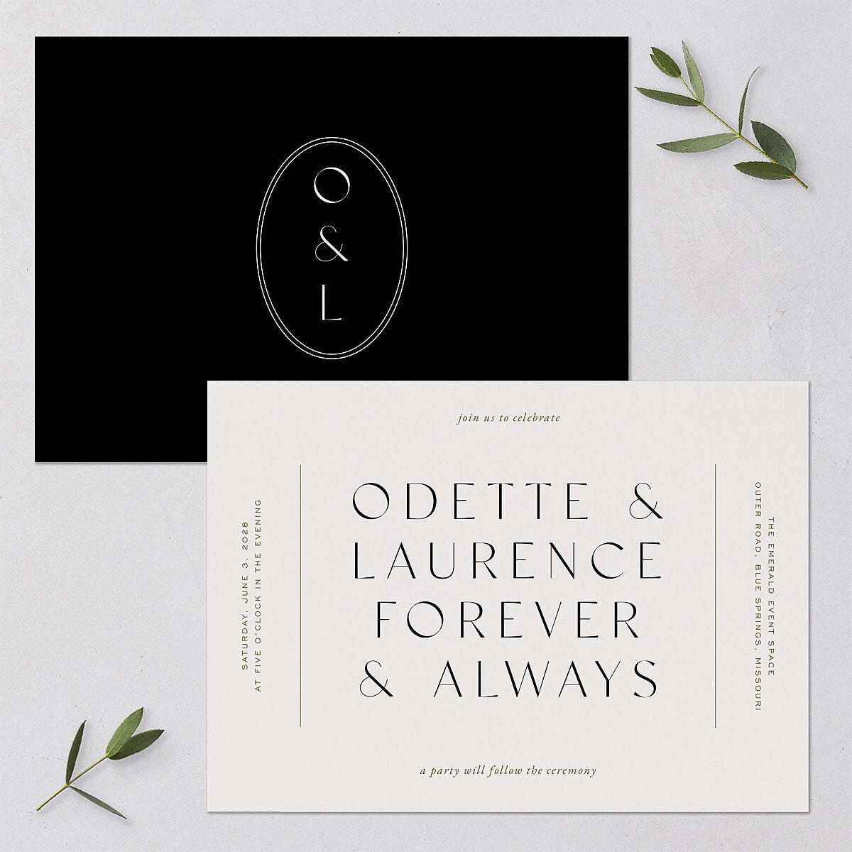 Surround Wedding Invitations — view 1