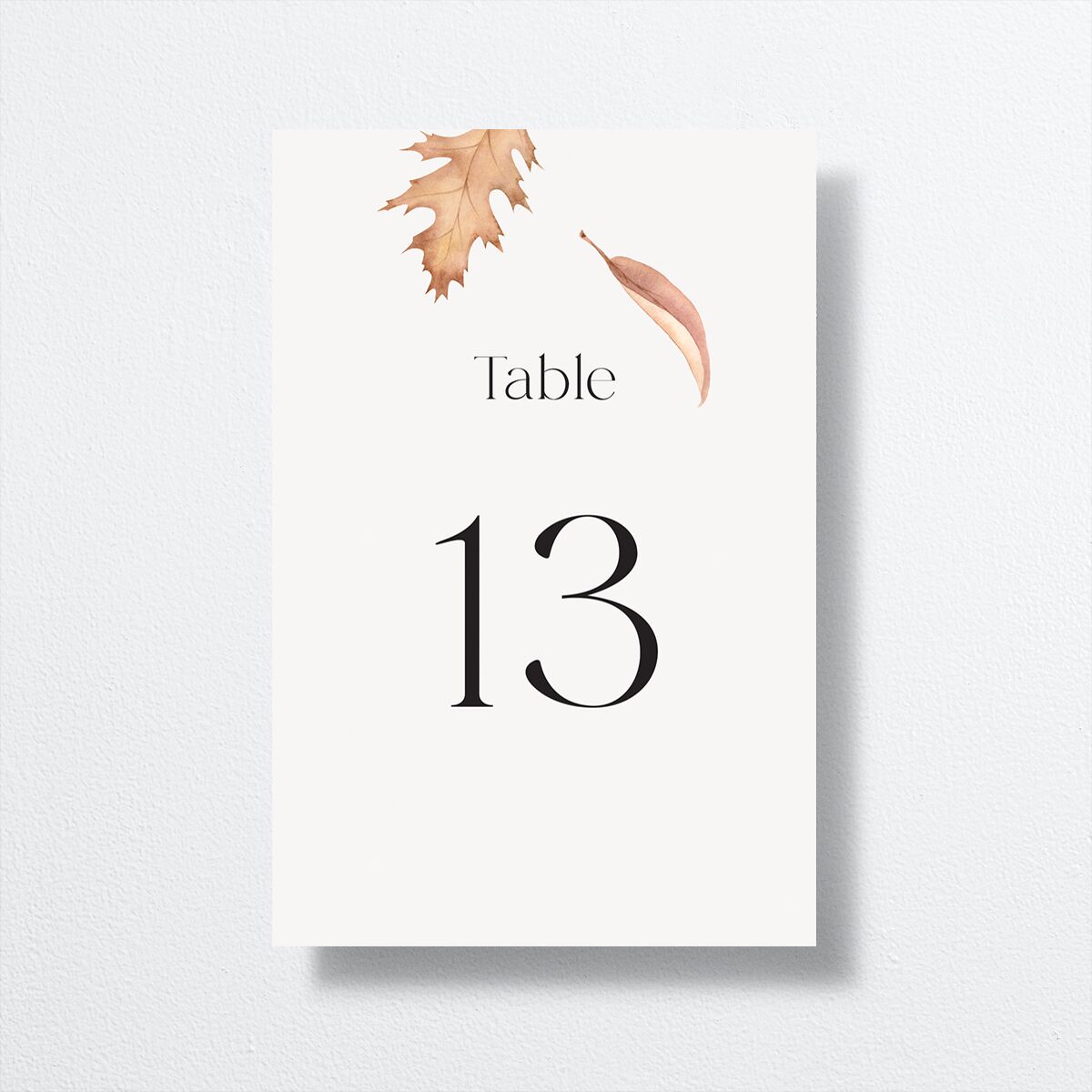 Falling Leaves Table Numbers — view 1