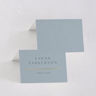 On This Day Place Cards Gold Midnight Navy Signature
