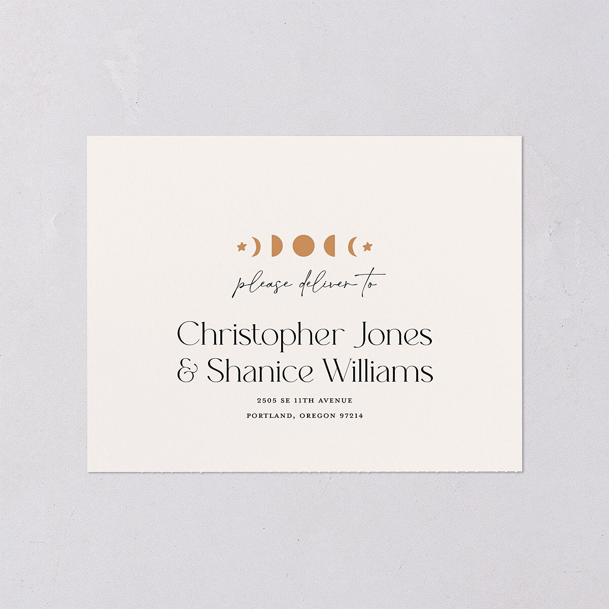 Celestial Galaxy All-in-One Wedding Invitations — view 5