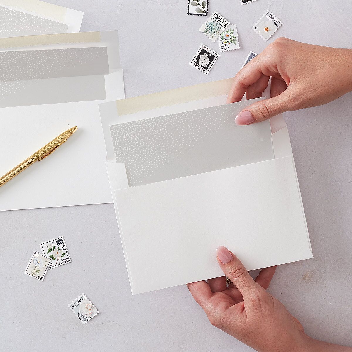 Holiday Sparkles Envelope Liners — view 2