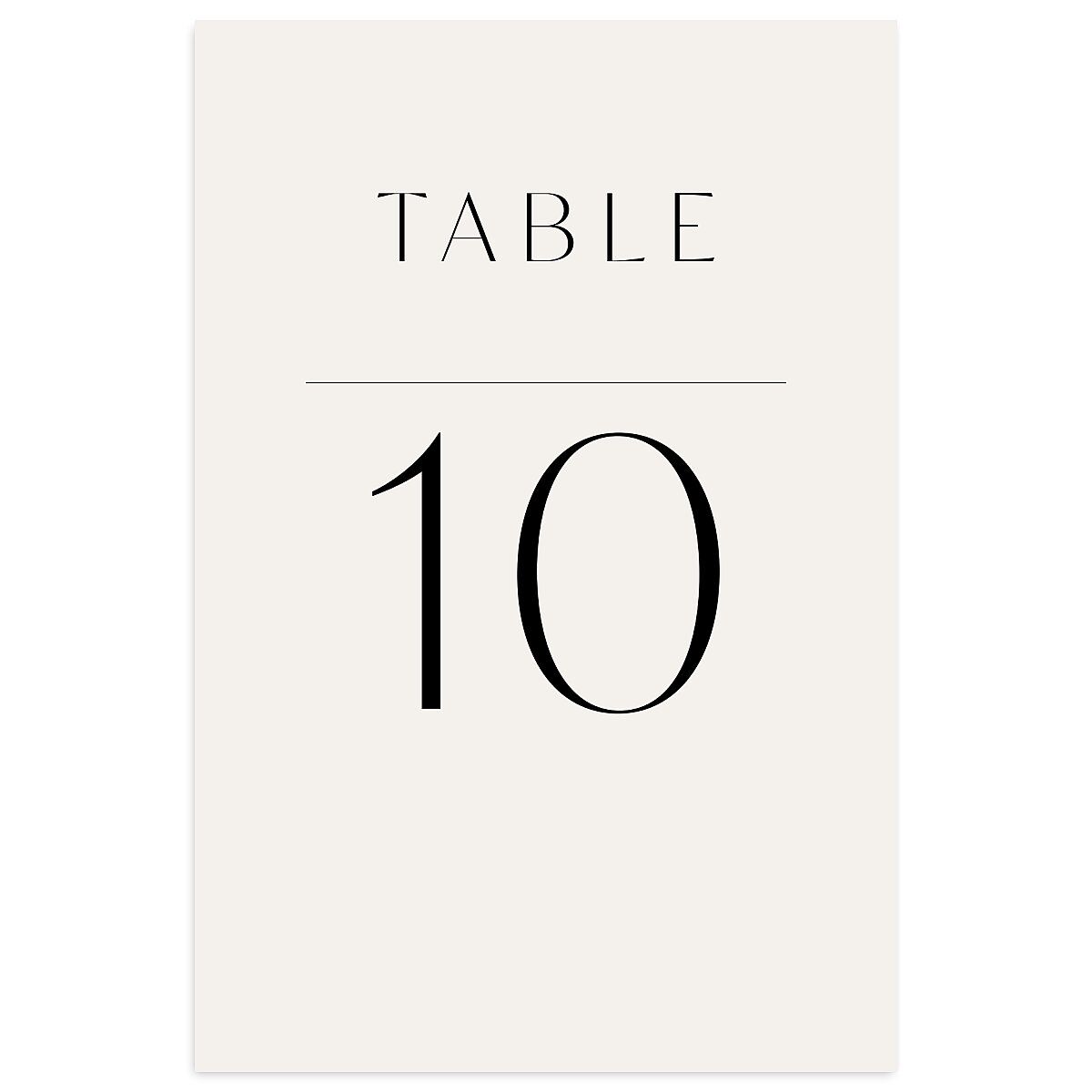 Surround Table Numbers