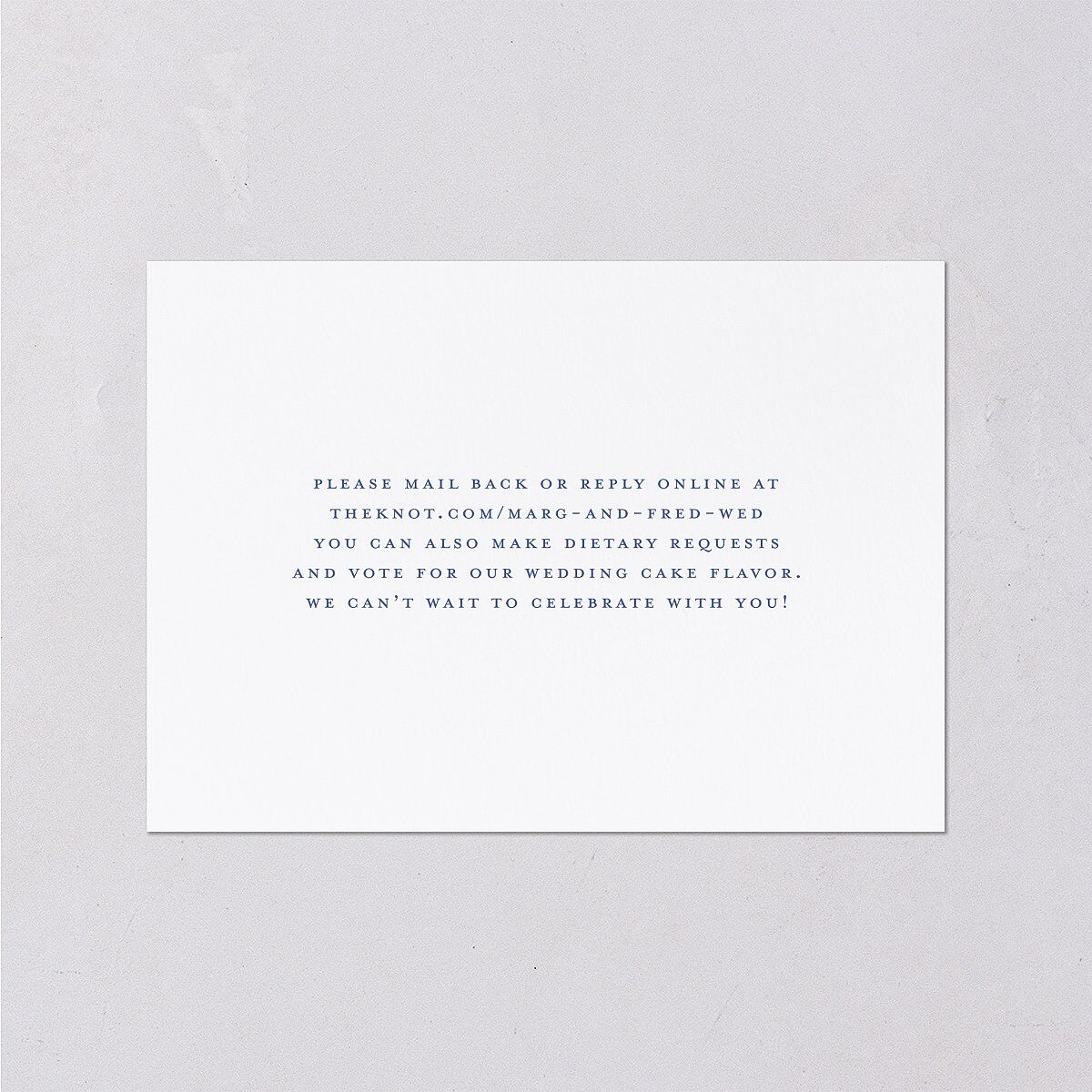Elegant Rose Crest Wedding Response Cards — view 2