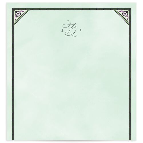 Church Stained Glass Envelope Liners Standard Hunter Green