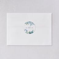 In Bloom Wedding Stickers Moody Blue Sticker