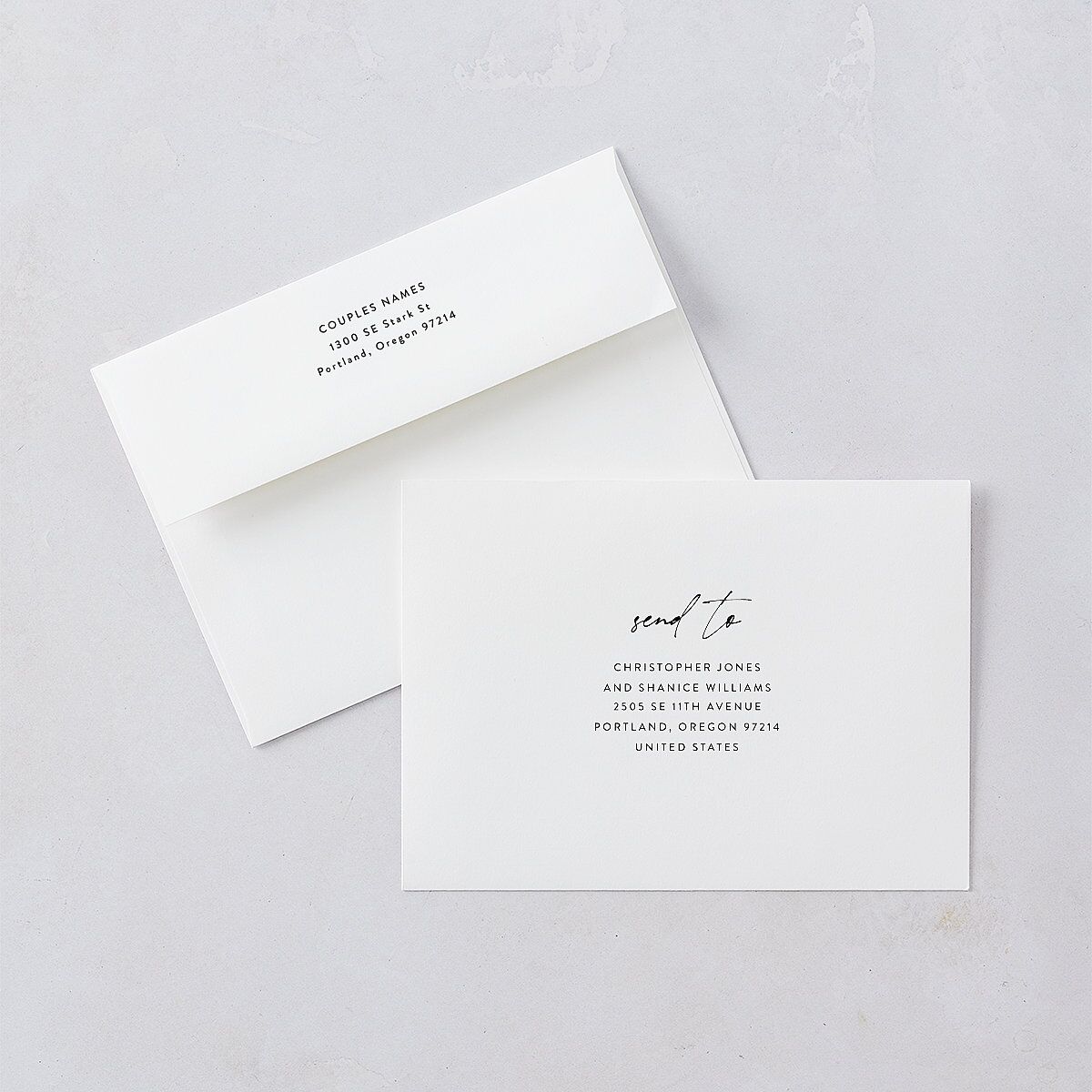 Modern Gallery Wedding Invitations — view 6
