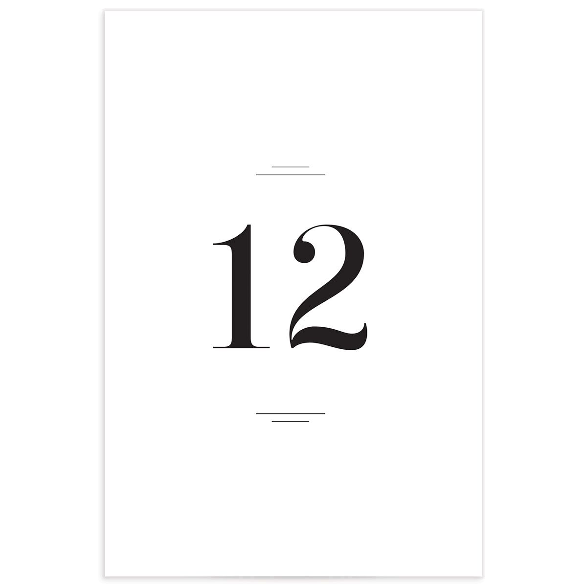 Country Club Table Numbers