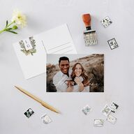 Timeless Wildflowers Thank You Postcards Pear