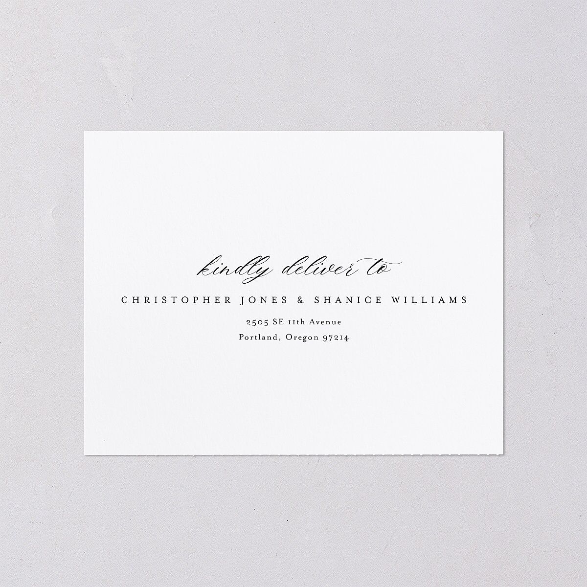 Timeless Typography All-in-One Wedding Invitations — view 5