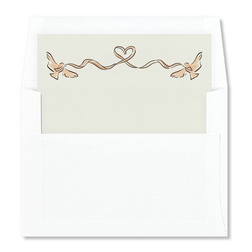 Watercolor Fairytale Trees Envelope Liners Sea Foam Standard
