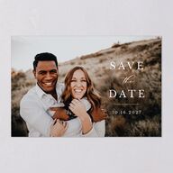 Eucalyptus Frame Save the Date Postcards Pure White Postcard