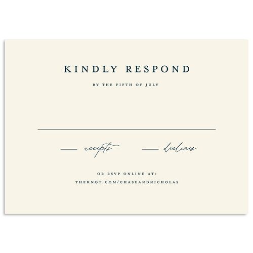 Palm Tree Icon Wedding Response Cards Tide Pool Signature Standard