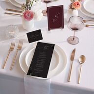 Vintage Gothic Table Numbers Licorice Signature