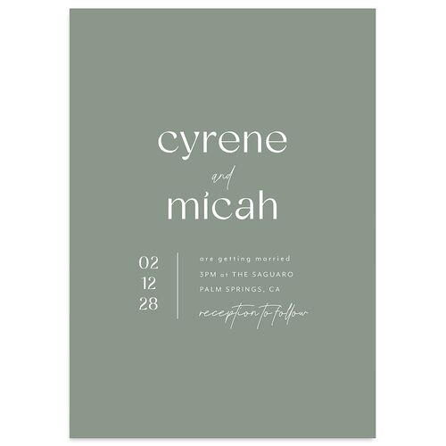 Simply Stated Wedding Invitations Moon Rock Signature Blank No Standard