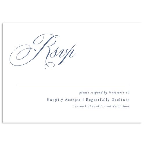 Eternal Love Wedding Response Cards Cruise Signature Standard