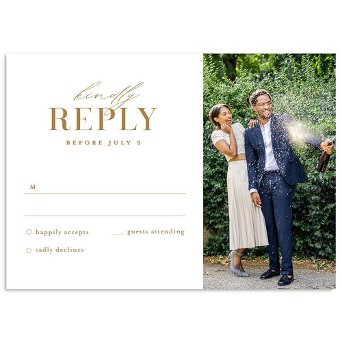 Portrait Gallery Wedding Response Cards Driftwood Signature Standard