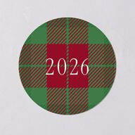 First Christmas Photo Gallery Holiday Stickers Jewel Red Circle