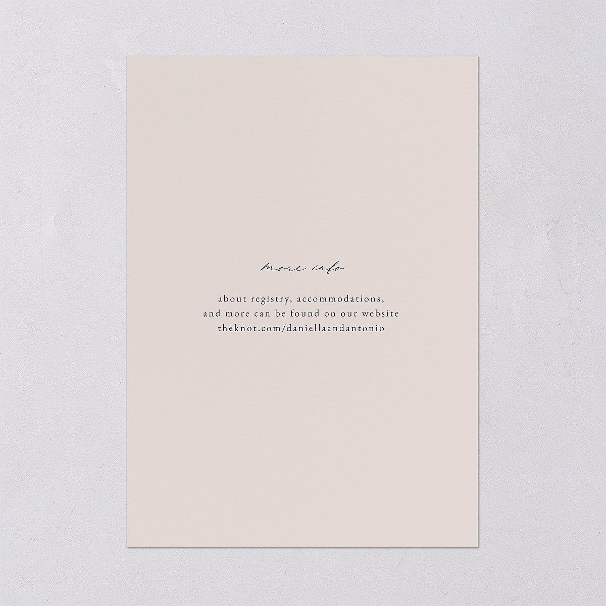 Eucalyptus Hoop Save the Date Cards Moody Blue Signature smooth Blank No Standard