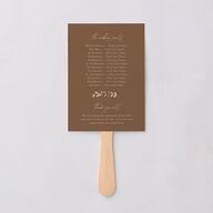 Soft Pampas Botanical Fan Programs Sepia Signature Standard