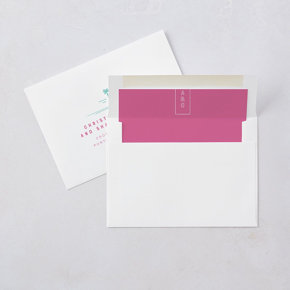 Iconic Beach Wedding Invitations Sky Signature Blank No Standard