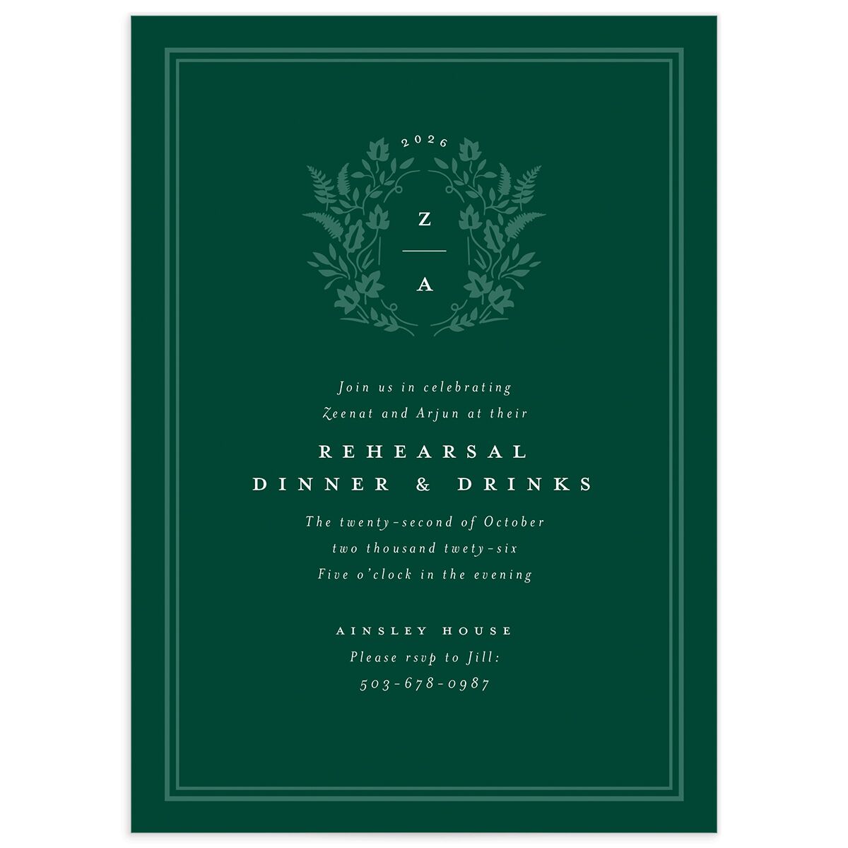 Rustic Kingdom Rehearsal Dinner Invitations