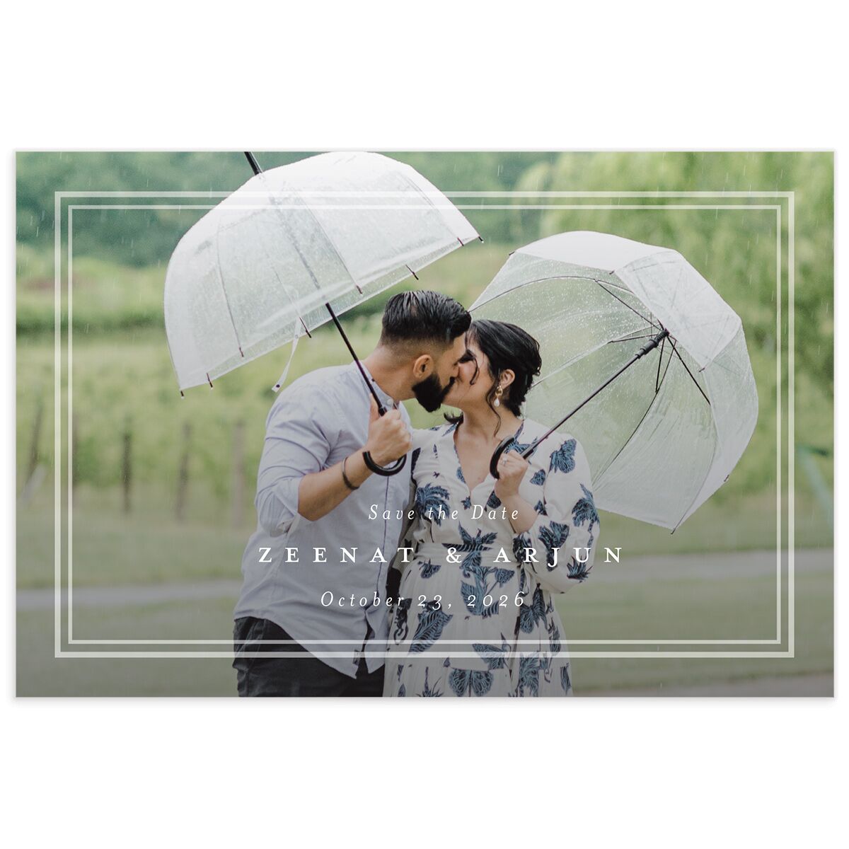 Rustic Kingdom Save the Date Postcards
