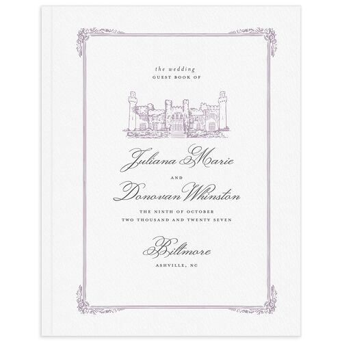 Medieval Castle Guest Books Purple Haze