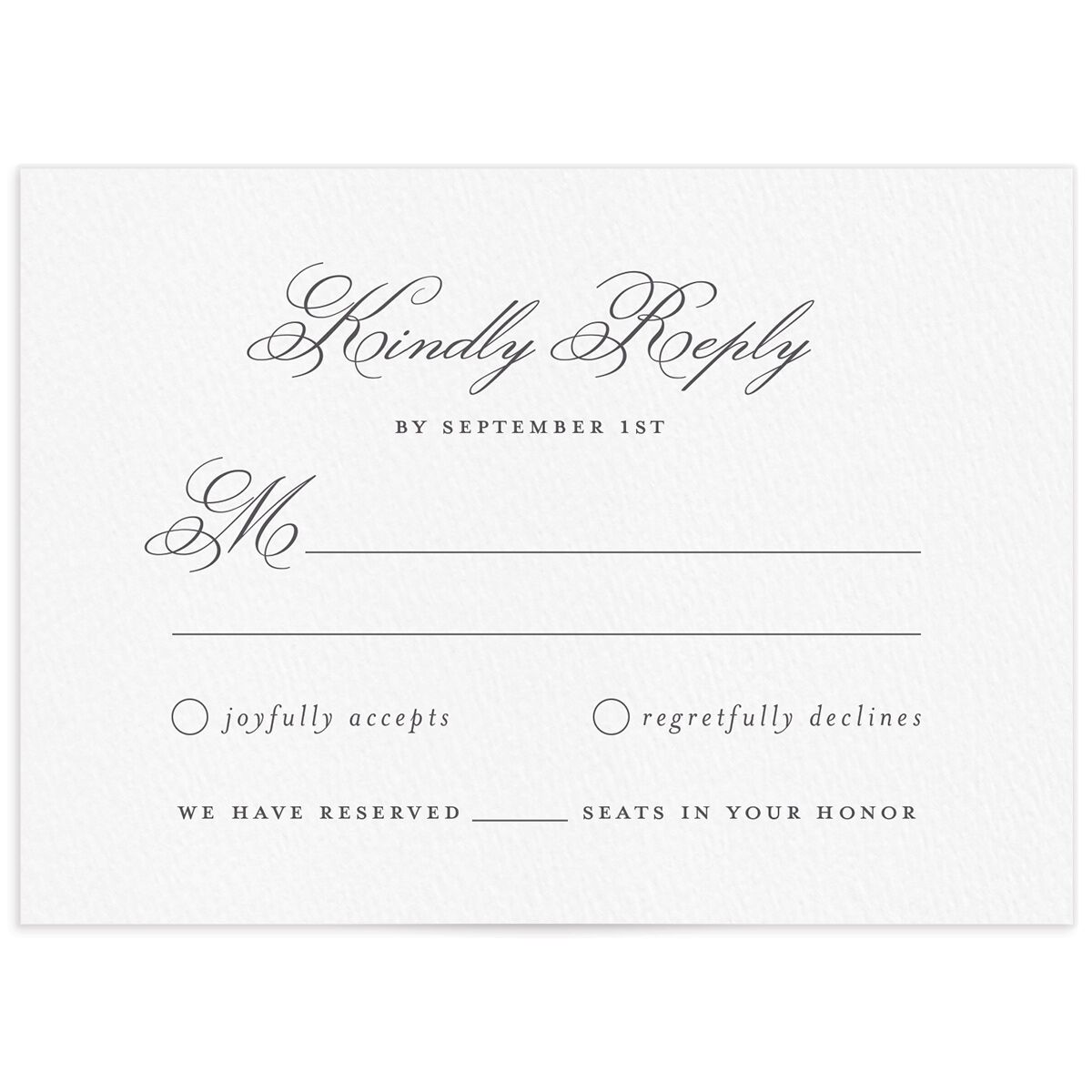 Medieval Castle Wedding Response Cards