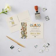 Medieval Renaissance Save the Date Postcards Moss