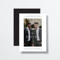 Manhattan Rehearsal Dinner Invitations Pure White Signature