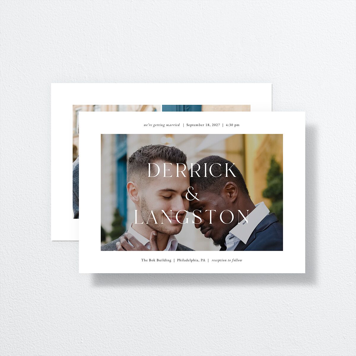 Manhattan Wedding Invitations Pure White Signature No