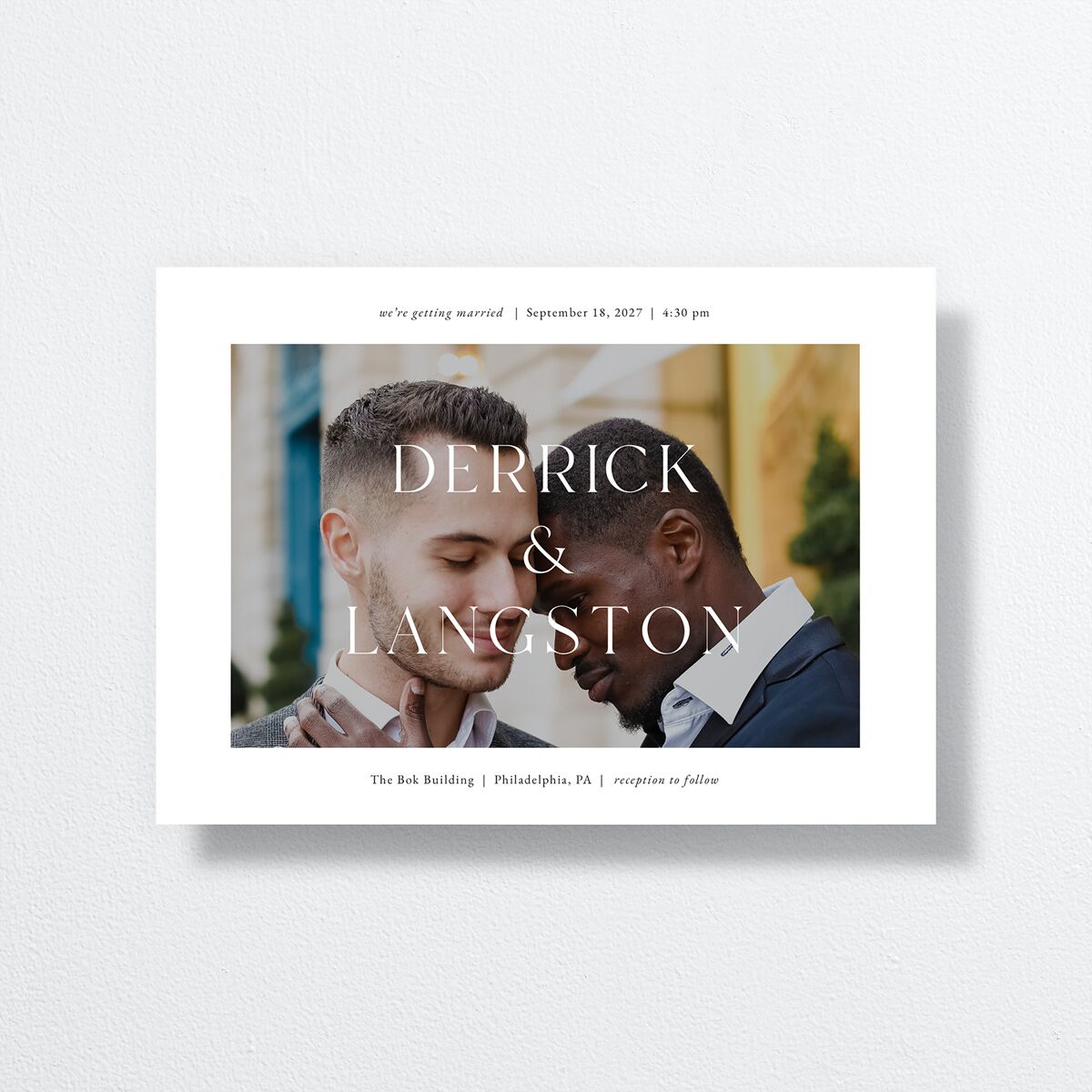 Manhattan Wedding Invitations Pure White Signature No