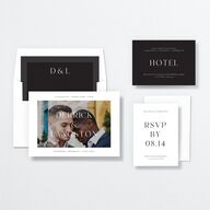 Manhattan Wedding Invitations Pure White Signature No
