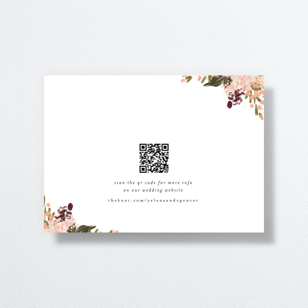 Moody Romance Save the Date Cards back in Black