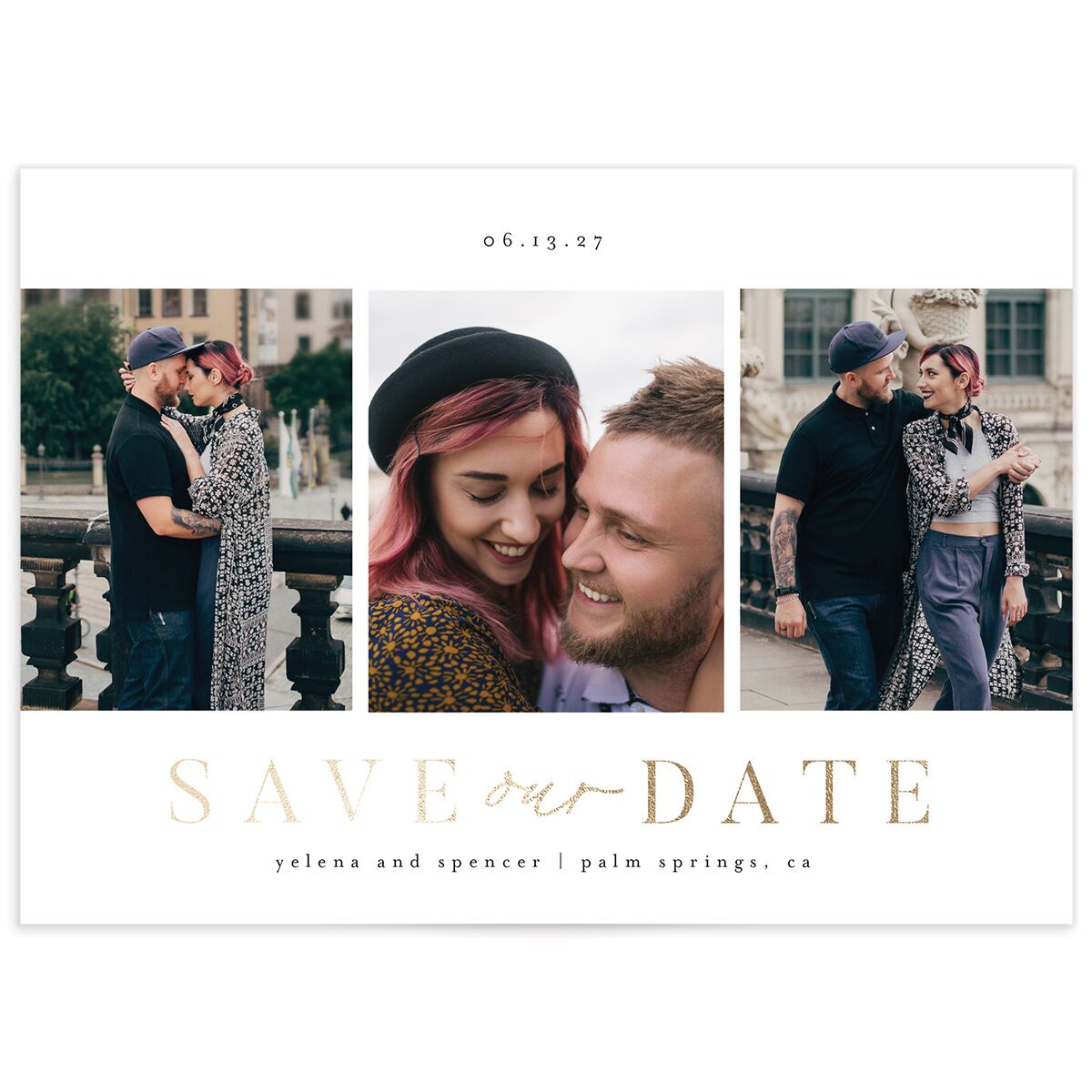 Moody Romance Save the Date Cards