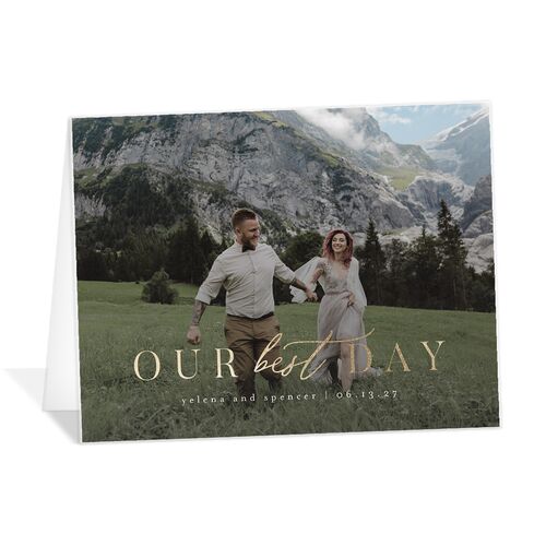 Moody Romance Thank You Cards