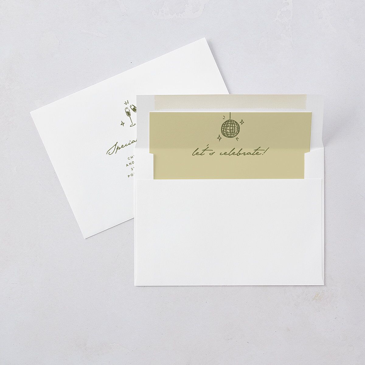 Hand Drawn Cake Wedding Invitations Dark Camo Signature Blank No Standard