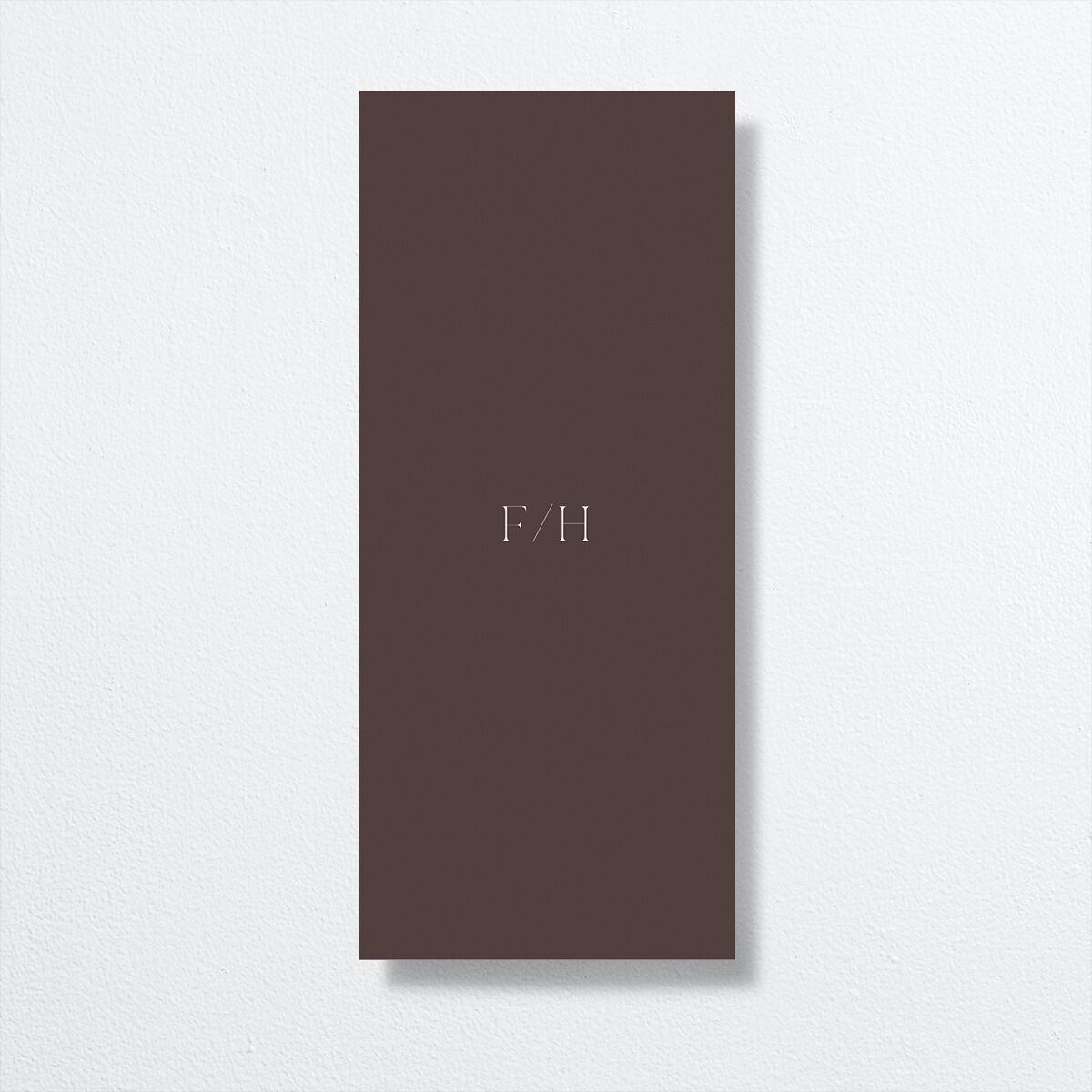 Accent Leaf Menus Linen Signature