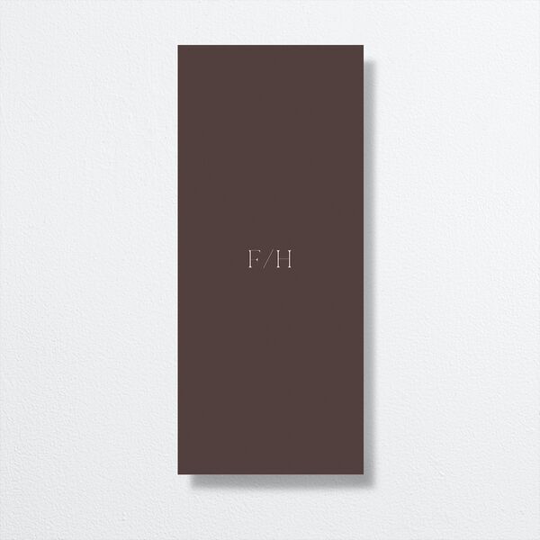 Accent Leaf Menus Linen Signature