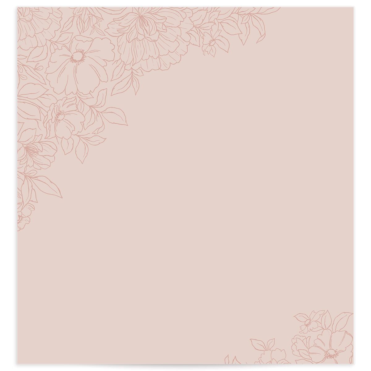 Gilded Florals Envelope Liners